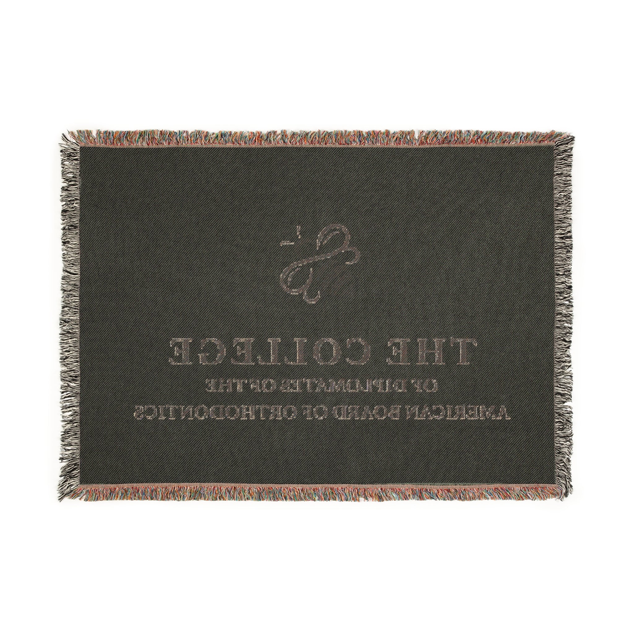 College Logo Woven Throw Blanket