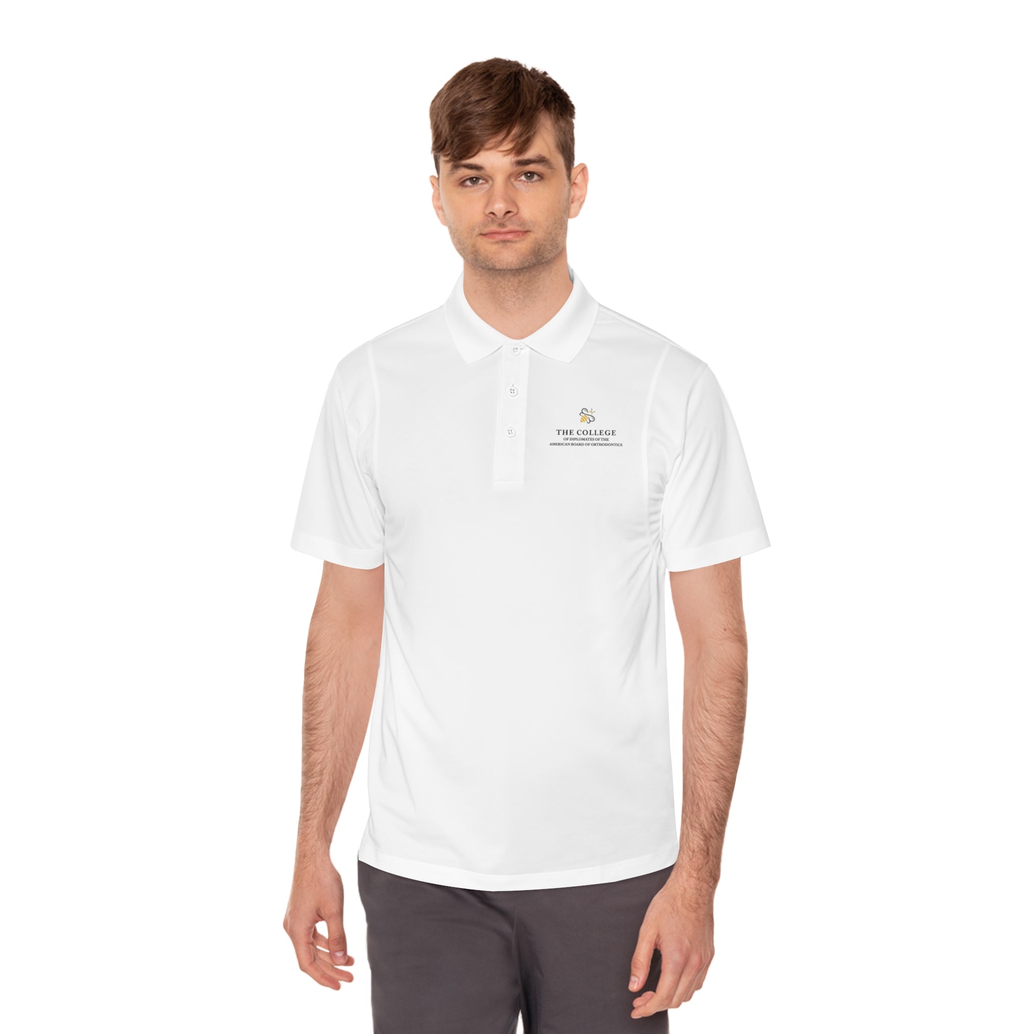 College Logo Performance Polo