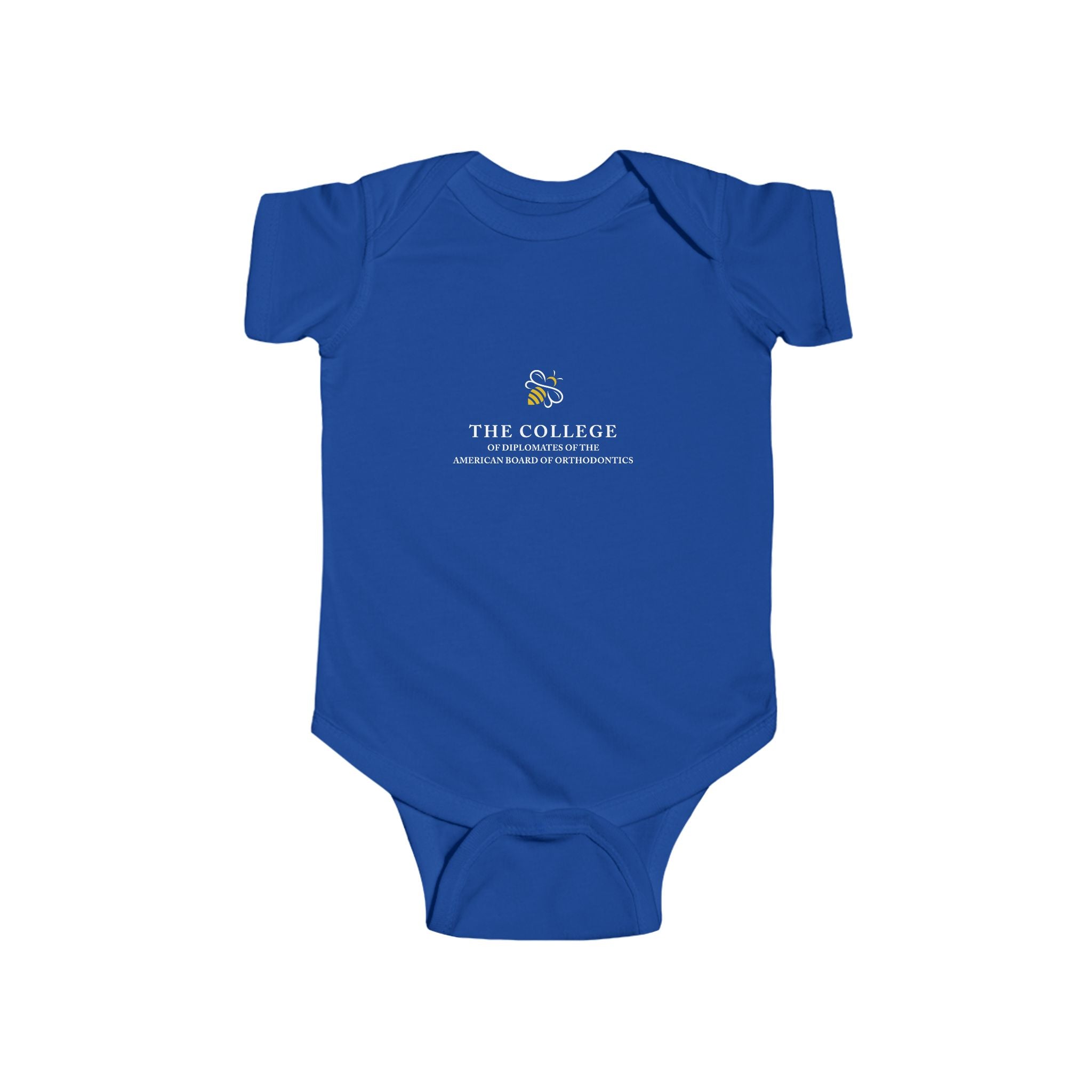 College Logo White Text Infant Bodysuit