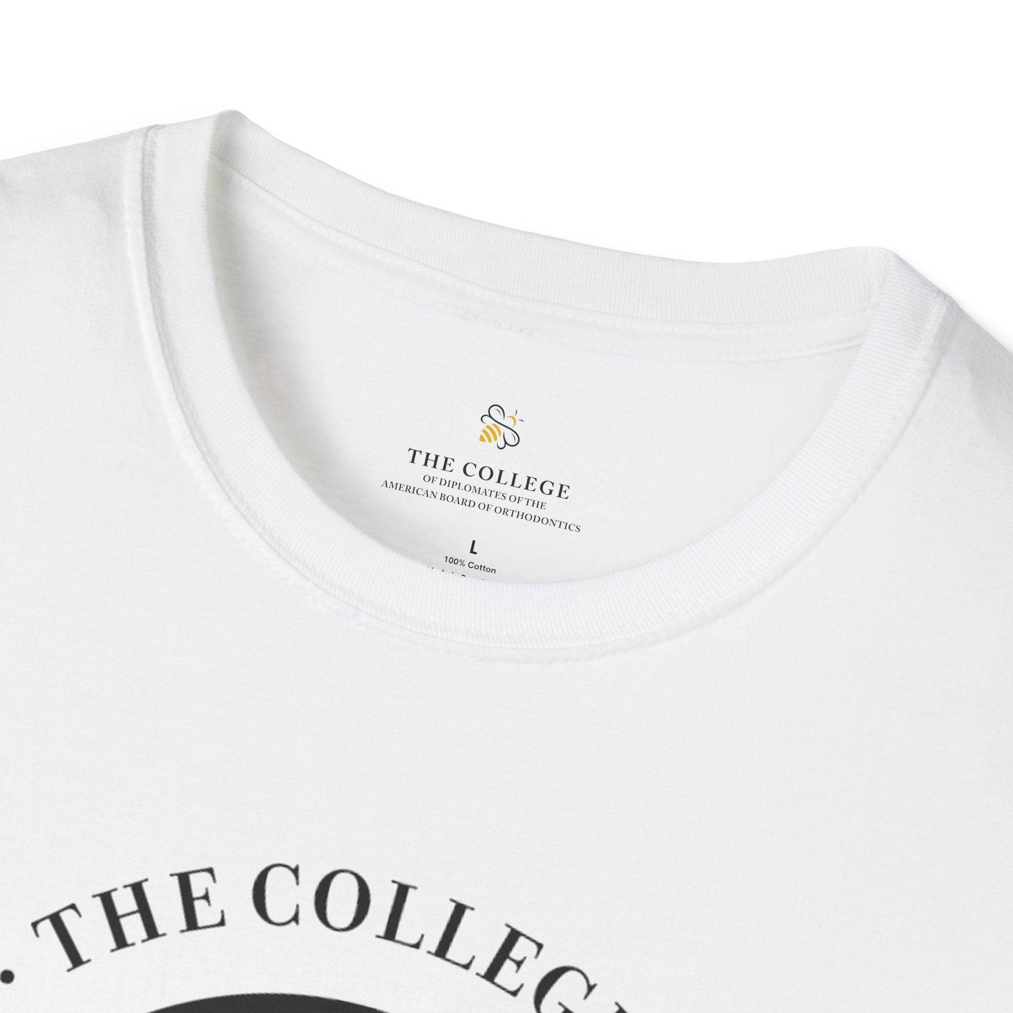 College Seal on Front with Logo on Back T-Shirt
