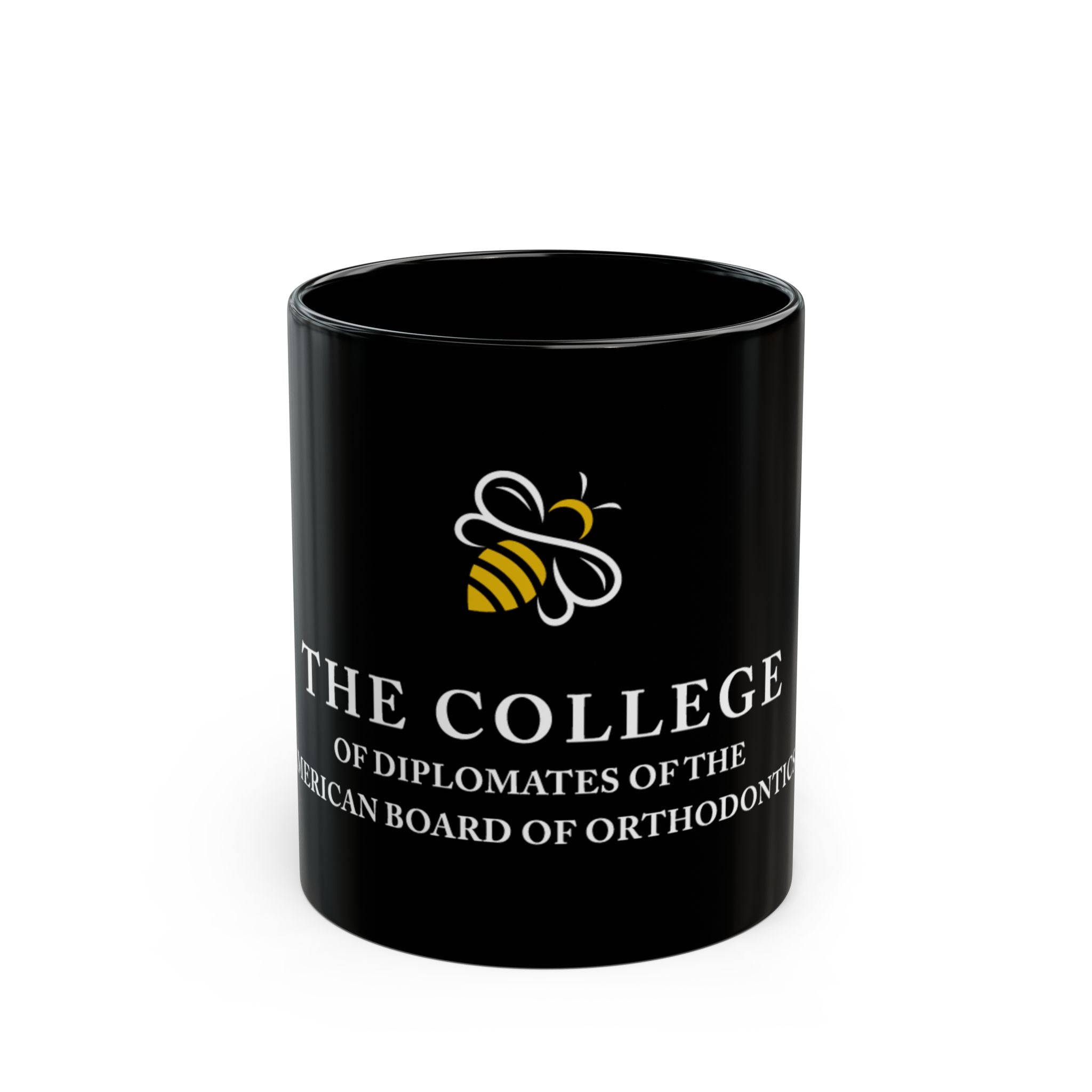 College Logo Black Coffee Mug