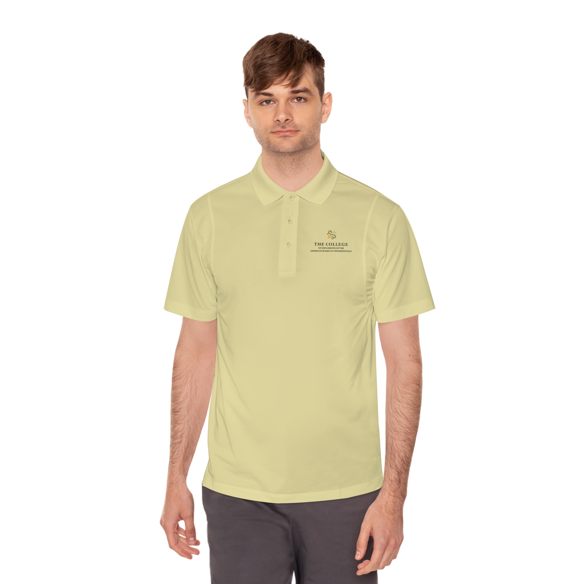 College Logo Performance Polo