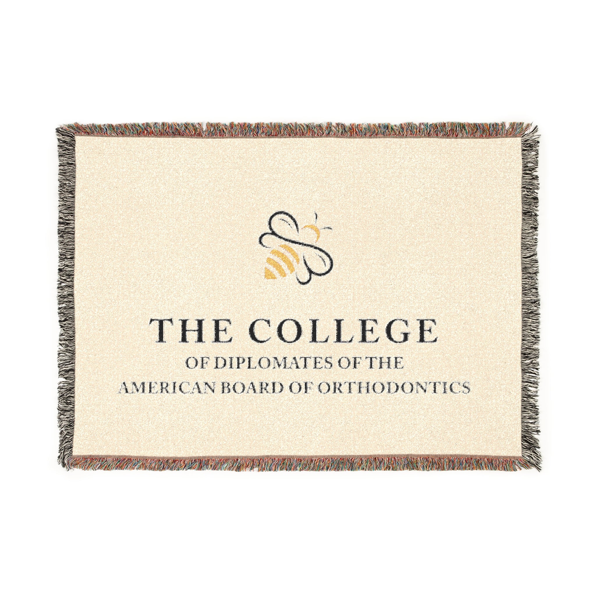 College Logo Woven Throw Blanket