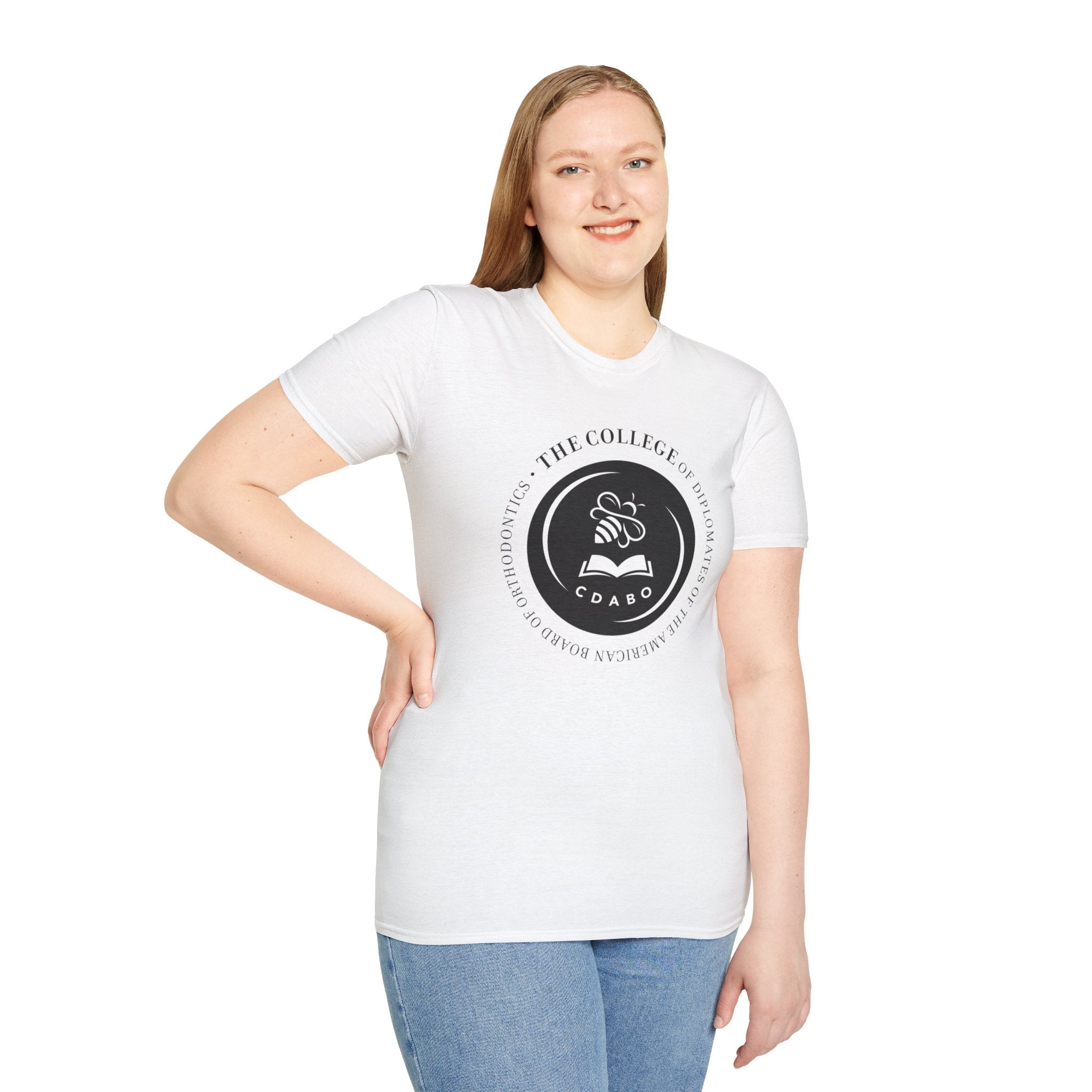 College Seal on Front with Logo on Back T-Shirt