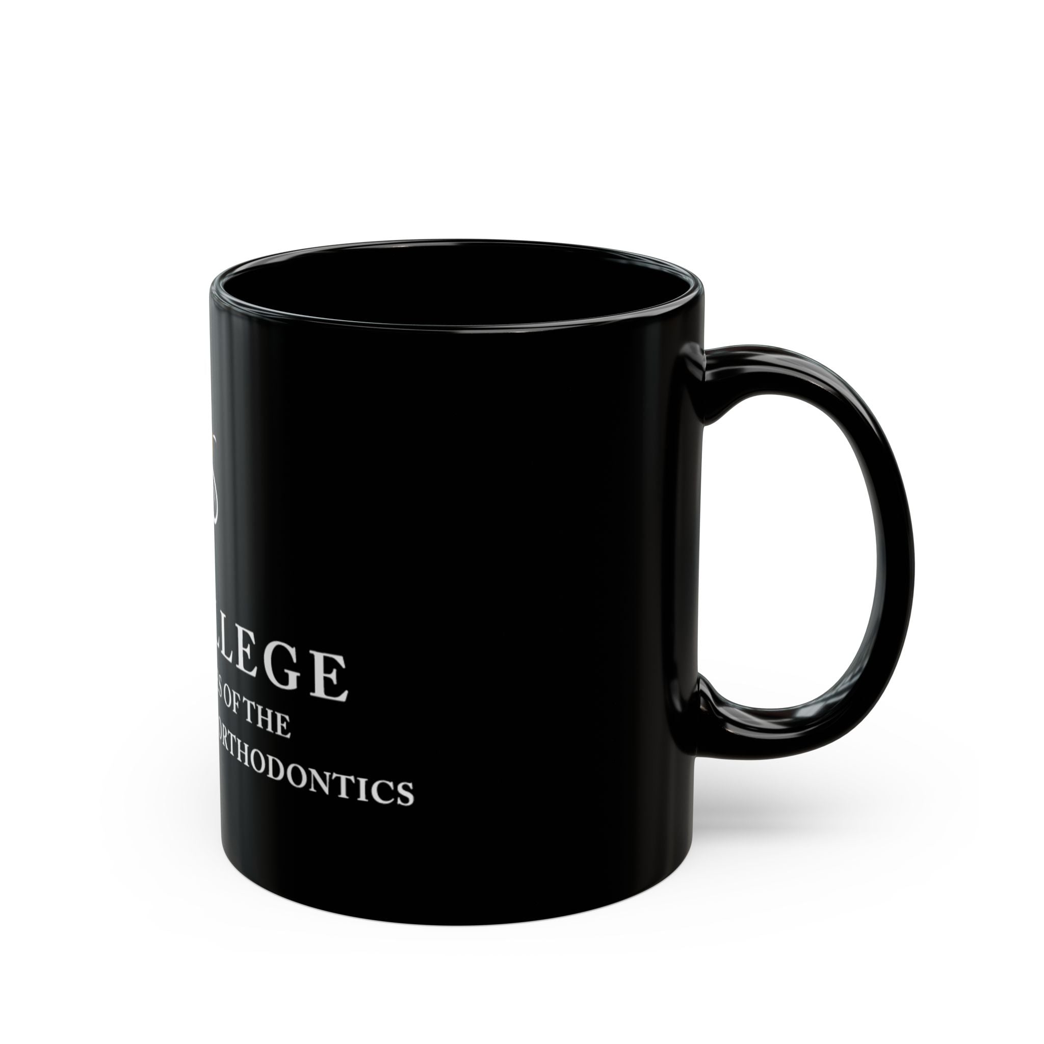 College Logo Black Coffee Mug