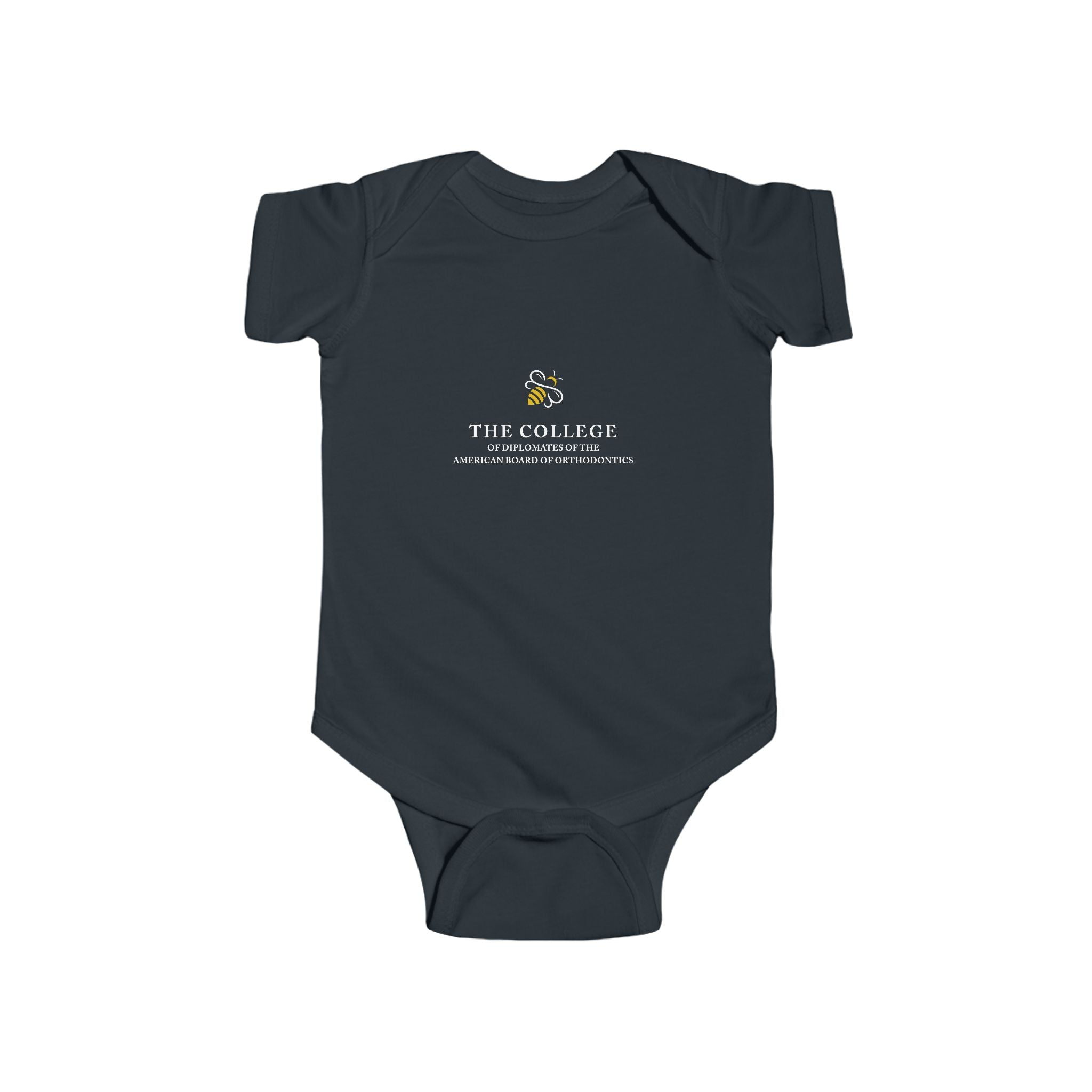 College Logo White Text Infant Bodysuit