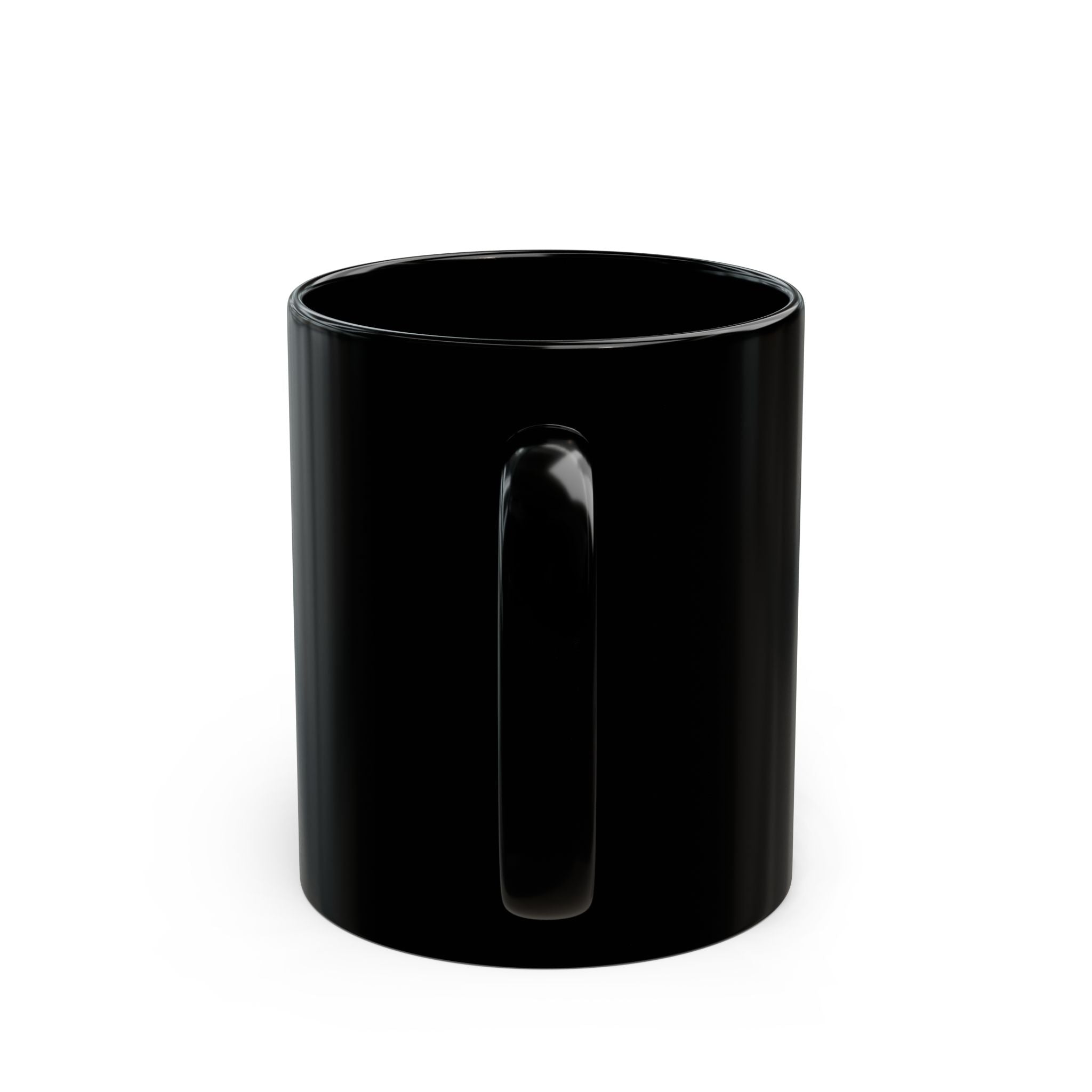 College Logo Black Coffee Mug