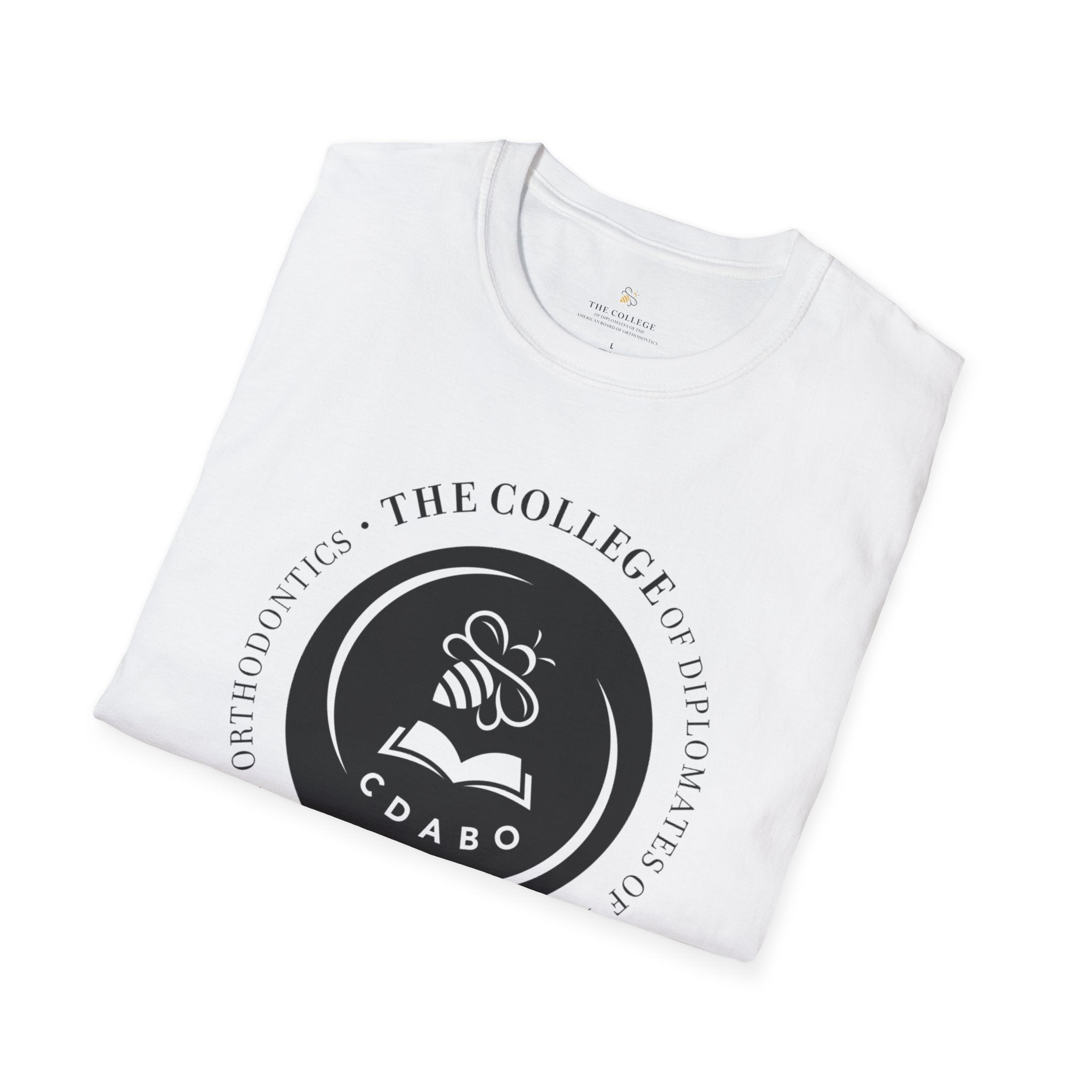 College Seal on Front with Logo on Back T-Shirt