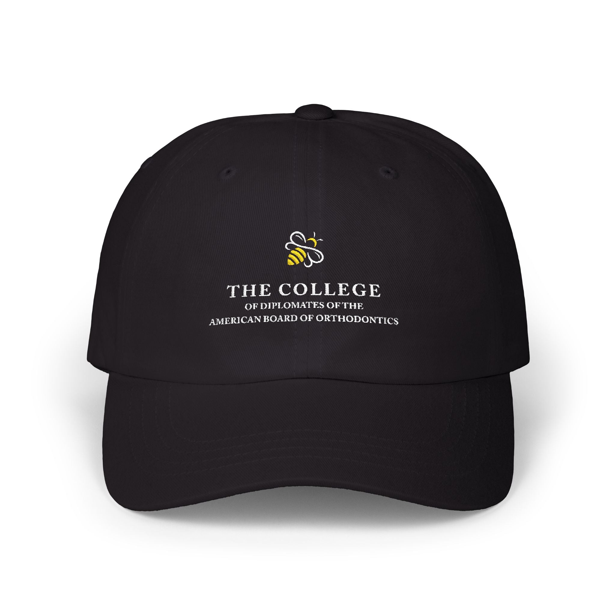 Dad Cap — College Logo White Text